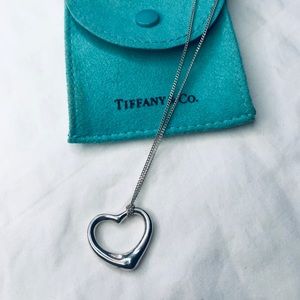 Tiffany & Co. Elsa Peretti Open Heart Pendant 27mm